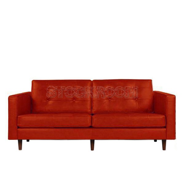 Copenhagen Leather Sofa - 2 Seater