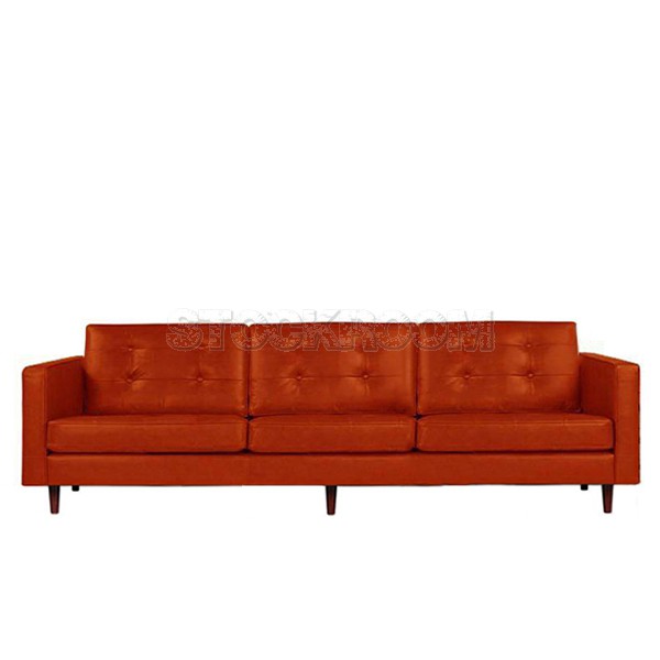 Copenhagen Leather Sofa - 3 Seater