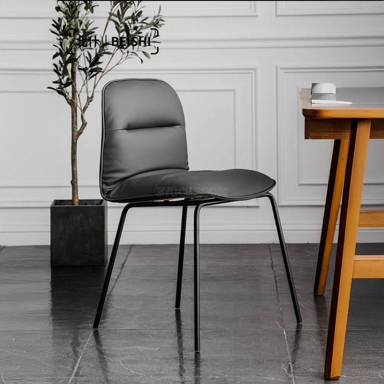 Coston Contemporary Padded Dining Chair