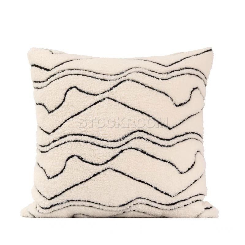 Cotton pillow ZIGZAG