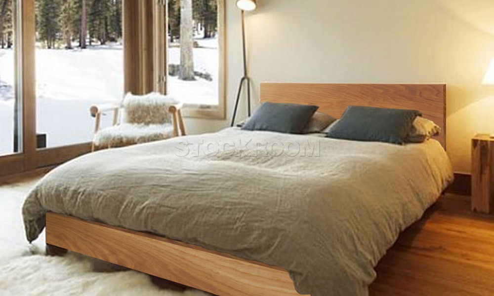Cove Solid Oak Wood Bed Frame
