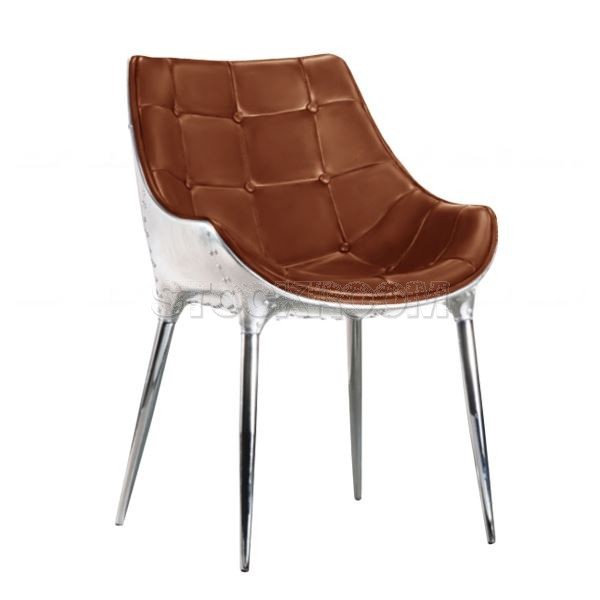 Craig Aviator Leather Dining Chair