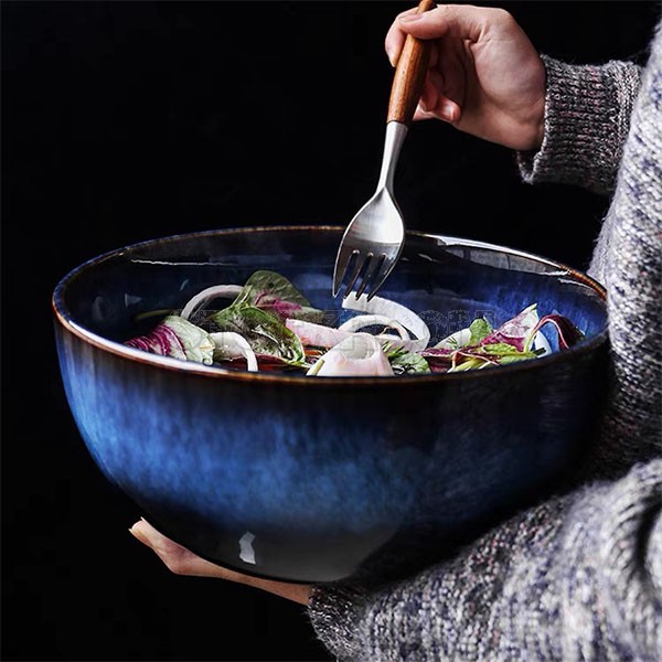 Creative Hand Painted Salad Bowl
