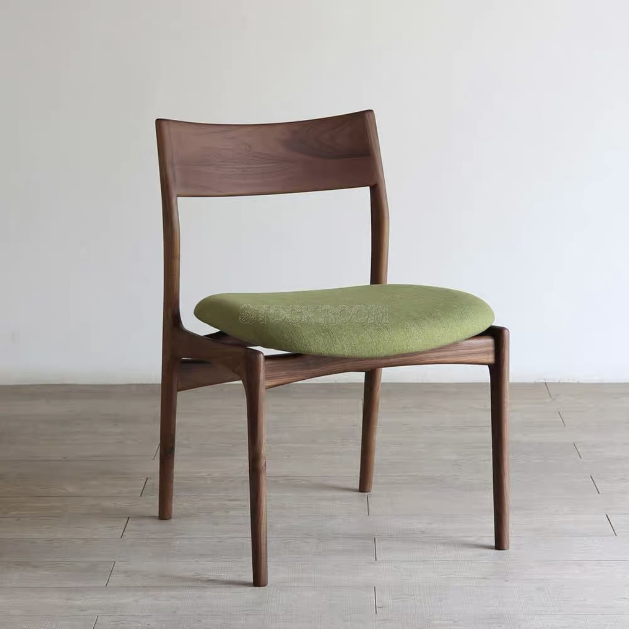 Cylindria Solid Oak Wood Dining Chair