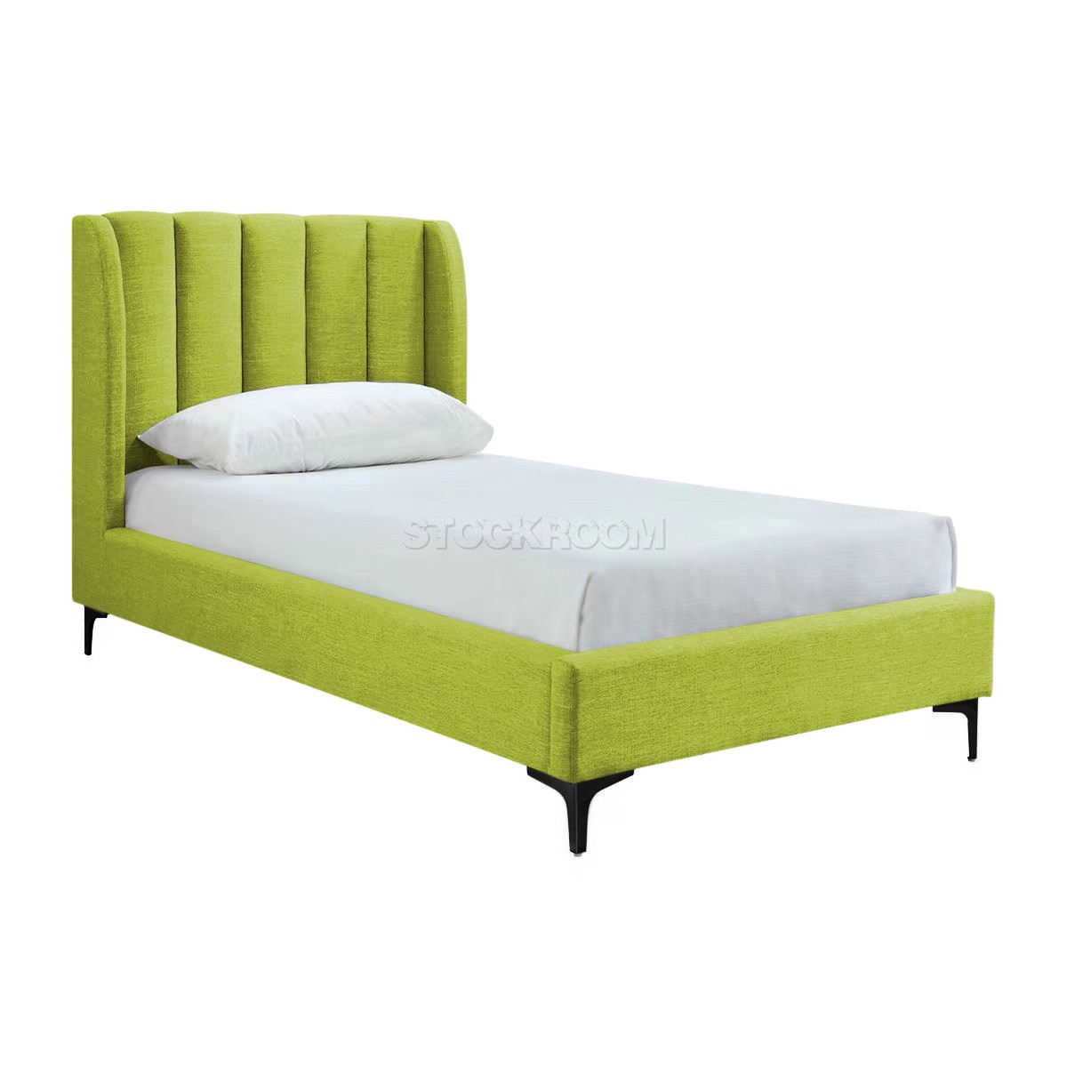 Dalton Fabric Upholstered Single Bed Frame