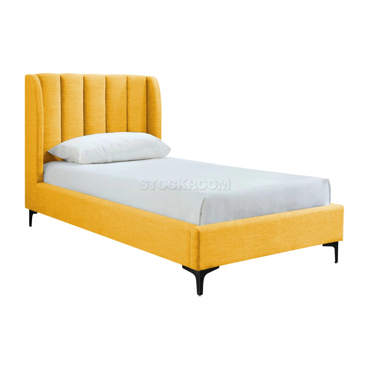 Dalton Fabric Upholstered Single Bed Frame