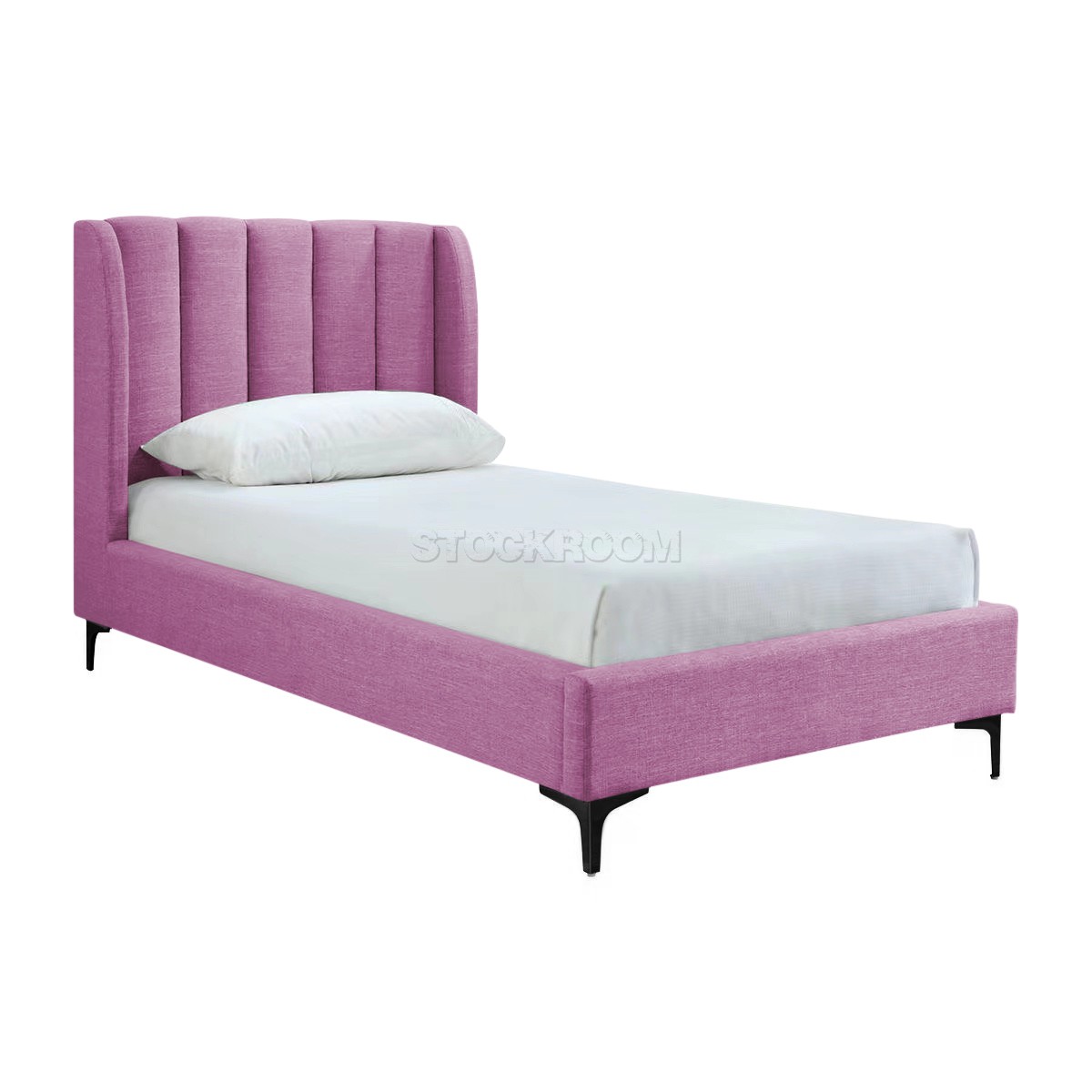 Dalton Fabric Upholstered Single Bed Frame