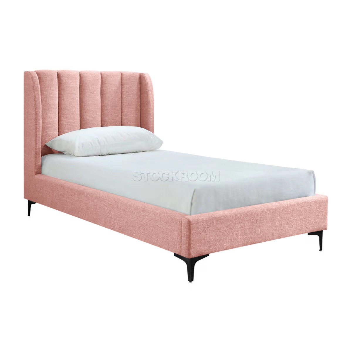 Dalton Fabric Upholstered Single Bed Frame