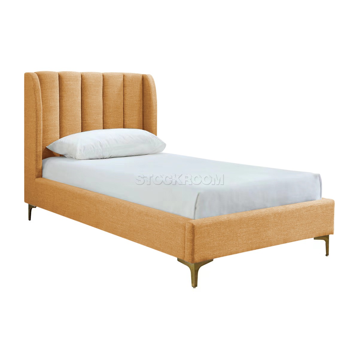 Dalton Fabric Upholstered Single Bed Frame