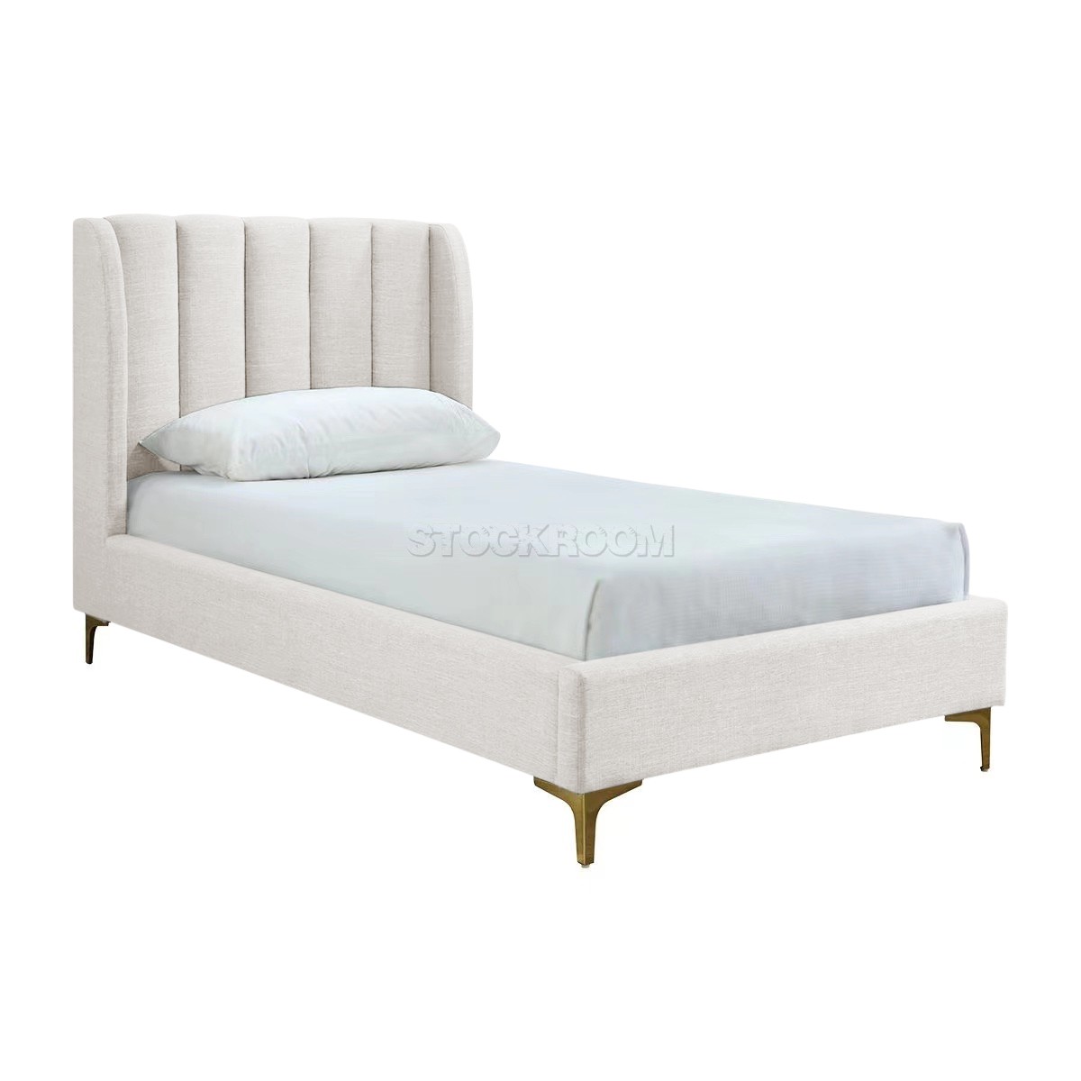 Dalton Fabric Upholstered Single Bed Frame