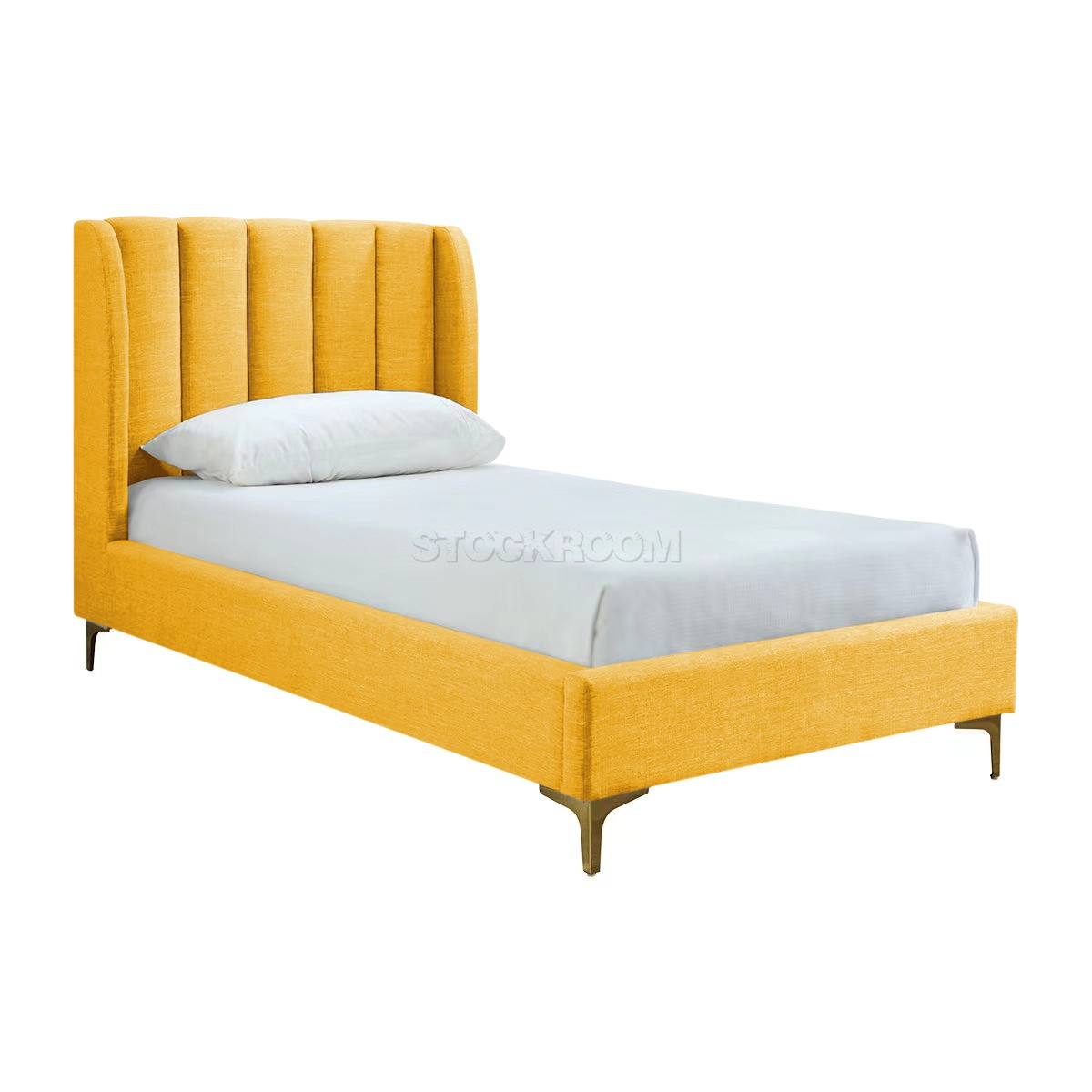 Dalton Fabric Upholstered Single Bed Frame