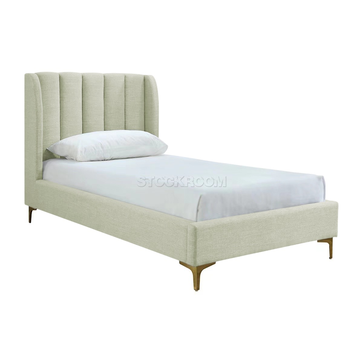 Dalton Fabric Upholstered Single Bed Frame