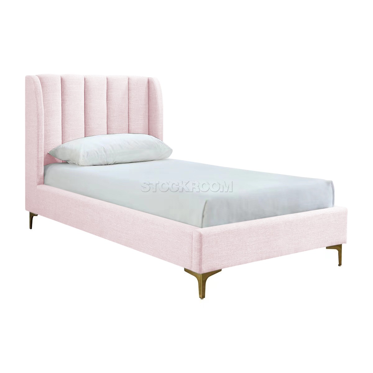 Dalton Fabric Upholstered Single Bed Frame