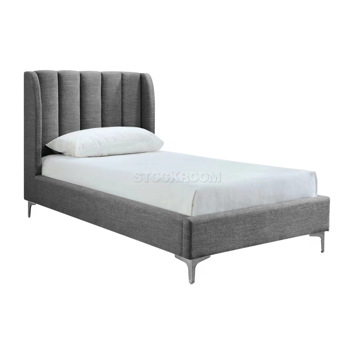 Dalton Fabric Upholstered Single Bed Frame