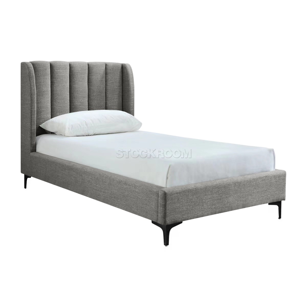 Dalton Fabric Upholstered Single Bed Frame