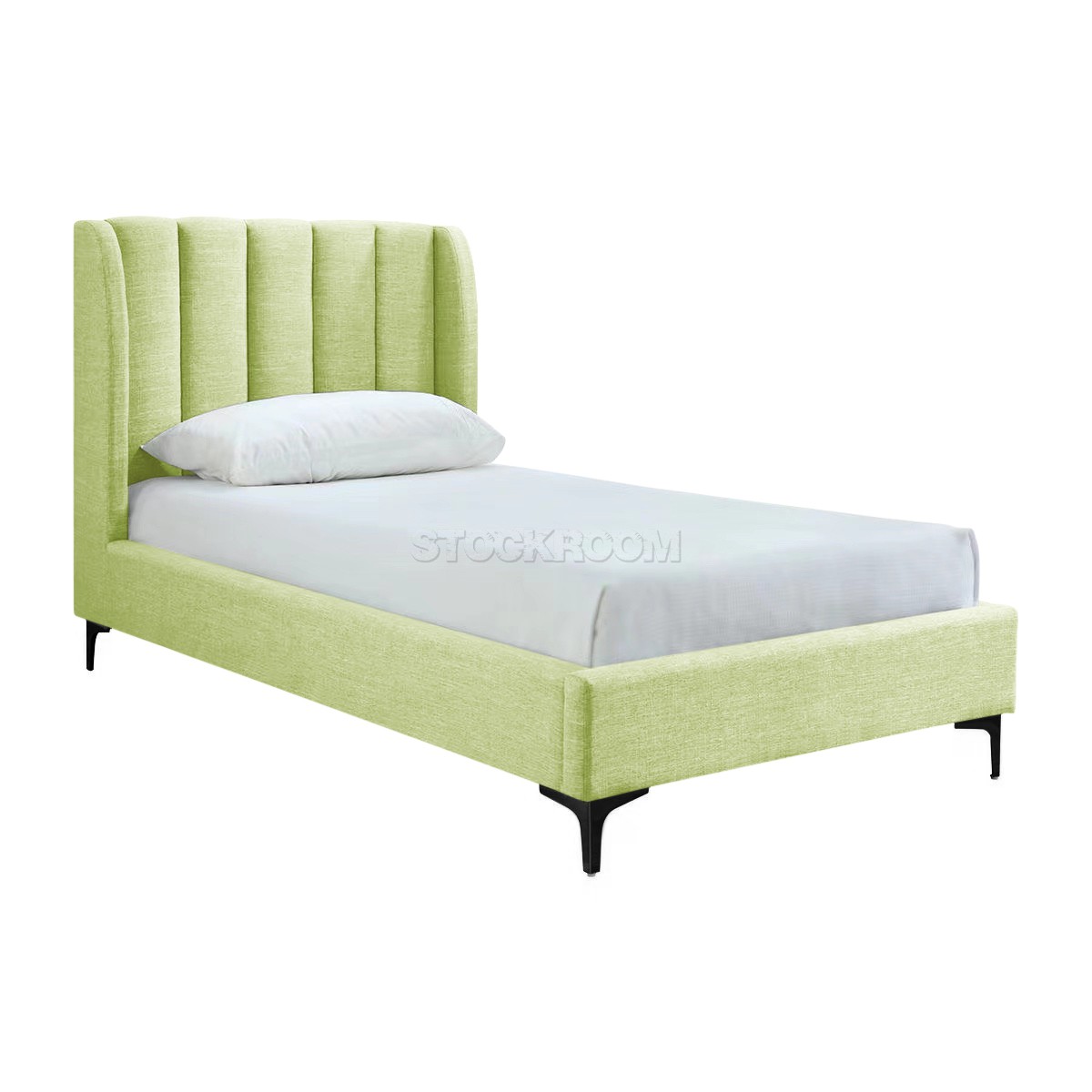 Dalton Fabric Upholstered Single Bed Frame