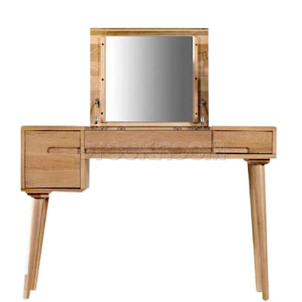 Dana Solid Oak Wood Desk / Dressing Table