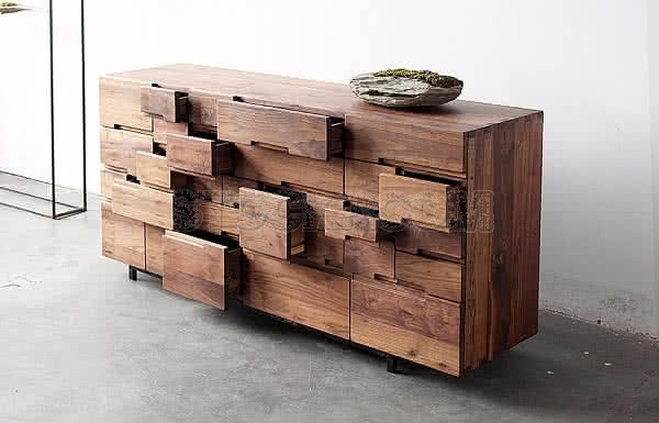 Dana Solid Oak Wood Drawers & Sideboard