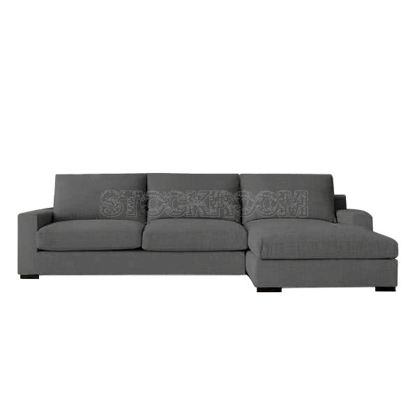 Darryl Fabric Feather Down Sofa L Shape / Sectional