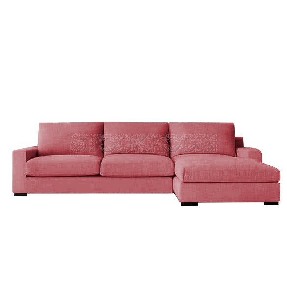 Darryl Fabric Feather Down Sofa - L shape