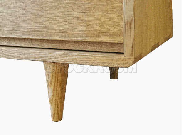 Davis Solid Oak Wood TV Cabinet