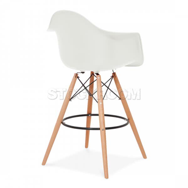 Charles Eames DAW Style Bar Stool