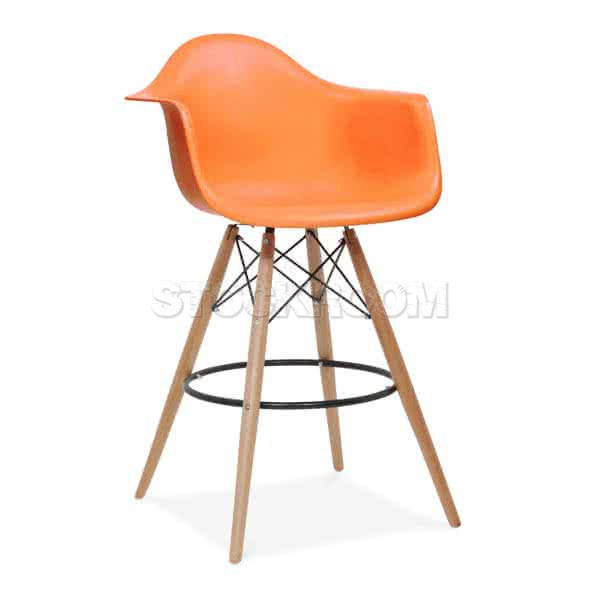 Charles Eames DAW Style Bar Stool