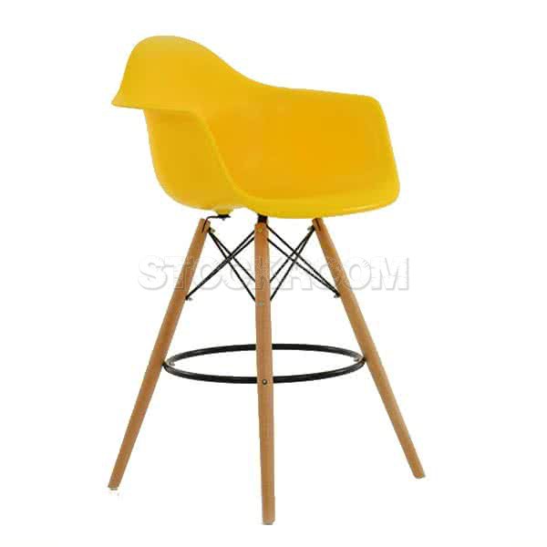 Charles Eames DAW Style Bar Stool