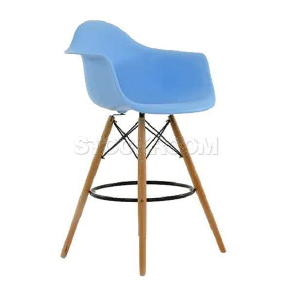 Charles Eames DAW Style Bar Stool