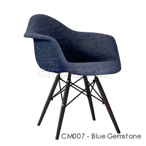 Charles Eames DAW Style Chair - Upholstered - Full Fabric