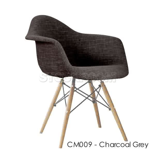 Charles Eames DAW Style Chair - Upholstered - Full Fabric