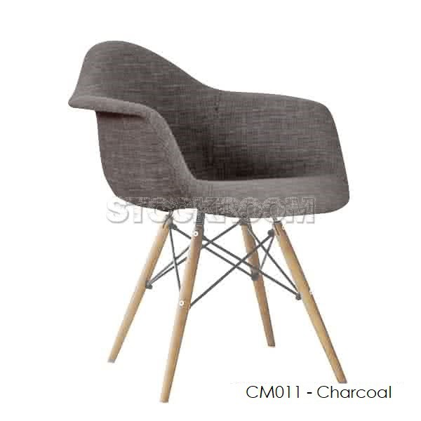 Charles Eames DAW Style Chair - Upholstered - Full Fabric