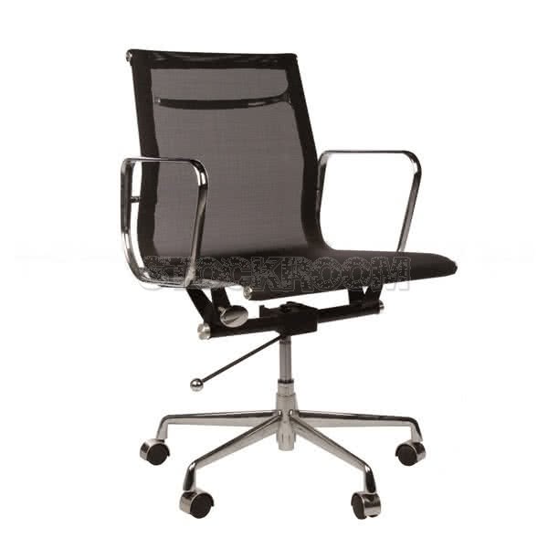 Eames Style Mesh Lowback Office Chair With Castors