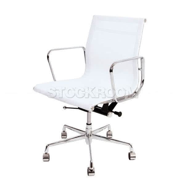 Eames Style Mesh Lowback Office Chair With Castors