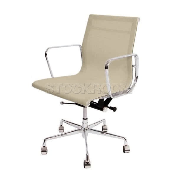 Eames Style Mesh Lowback Office Chair With Castors