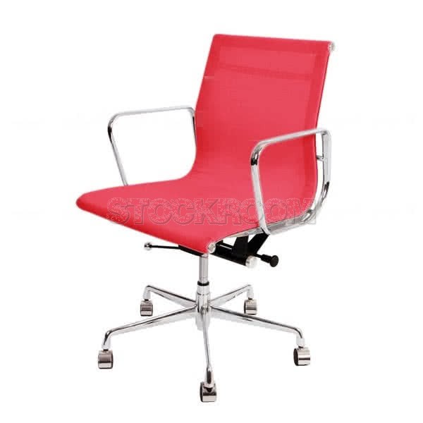 Eames Style Mesh Lowback Office Chair With Castors