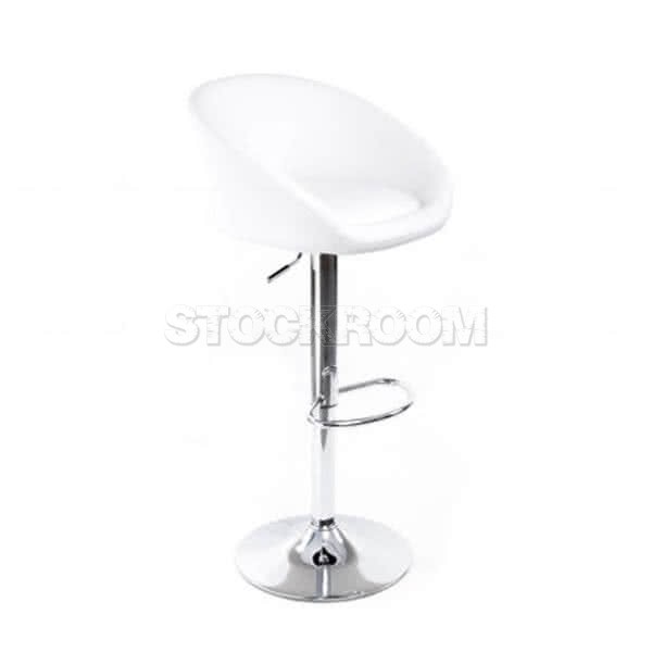 Nardi Adjustable Leather Bar Stool