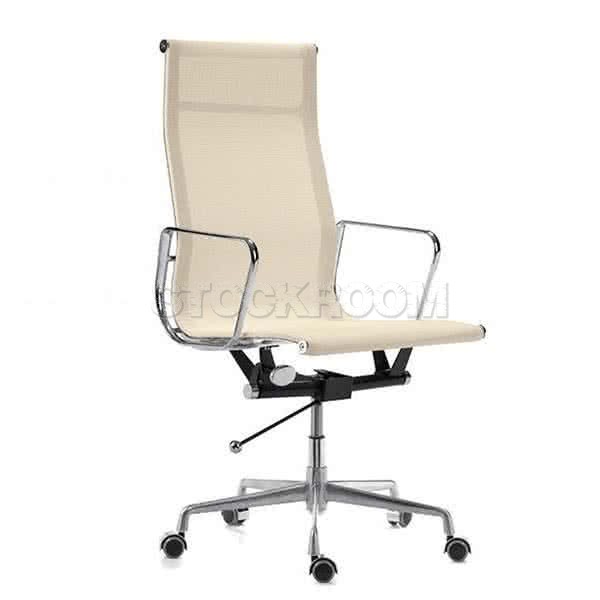 Eames Style Mesh Highback Office Chair With Castors