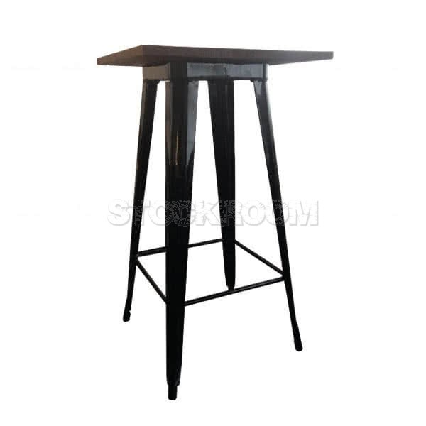 Xavier Pauchard Tolix Style Square Bar Table