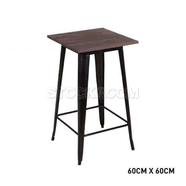 Xavier Pauchard Tolix Style Square Bar Table