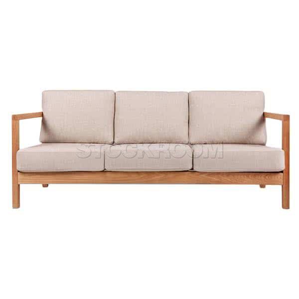 Hathaway Solid Wood Sofa - More Sizes