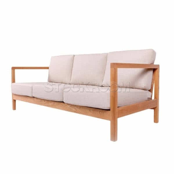 Hathaway Solid Wood Sofa - More Sizes