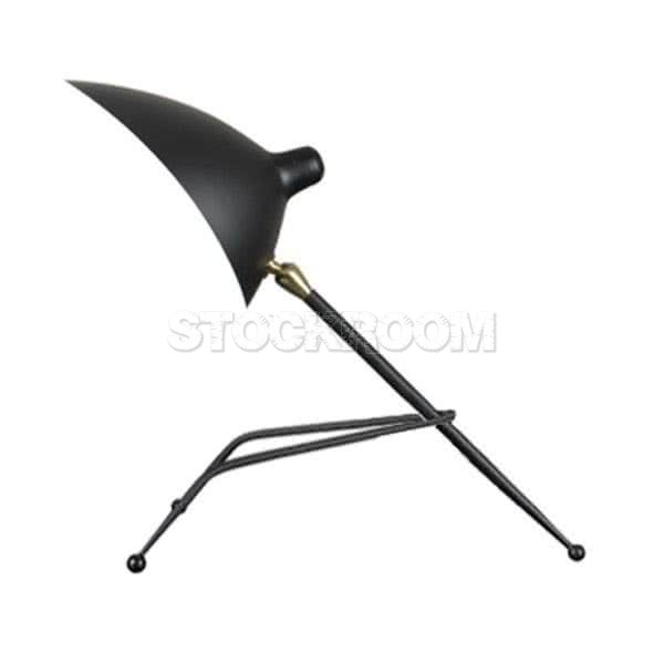 Serge Mouille Style Tripod Table Desk Lamp - More Colors