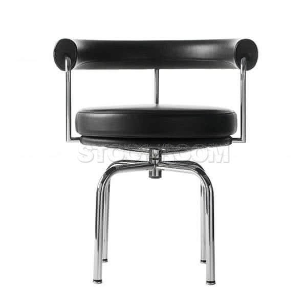 LE Corbusier LC7 Style Swivel Armchair
