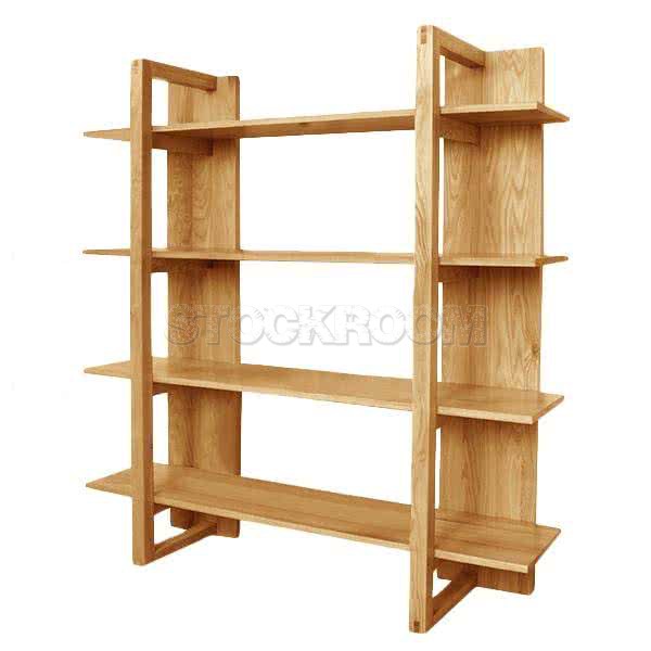 Charles Solid Oak Shelving Unit