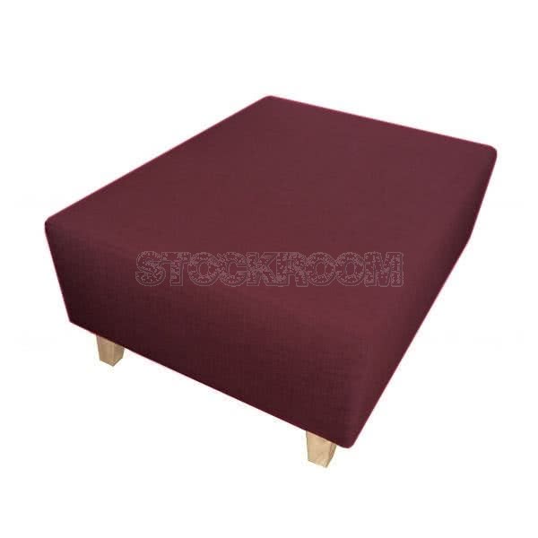 Astor Fabric Ottoman and Foot Stool - More Colors &amp