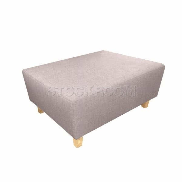 Astor Fabric Ottoman and Foot Stool - More Colors &amp