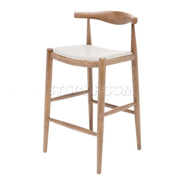 Hans J. Wegner Style ELBOW STOOL