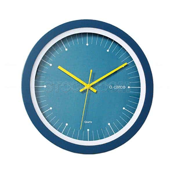 a.cerco Luna Wall Clock - Teal Blue