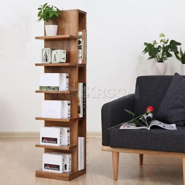 Majesto Solid Oak Wood Bookshelves